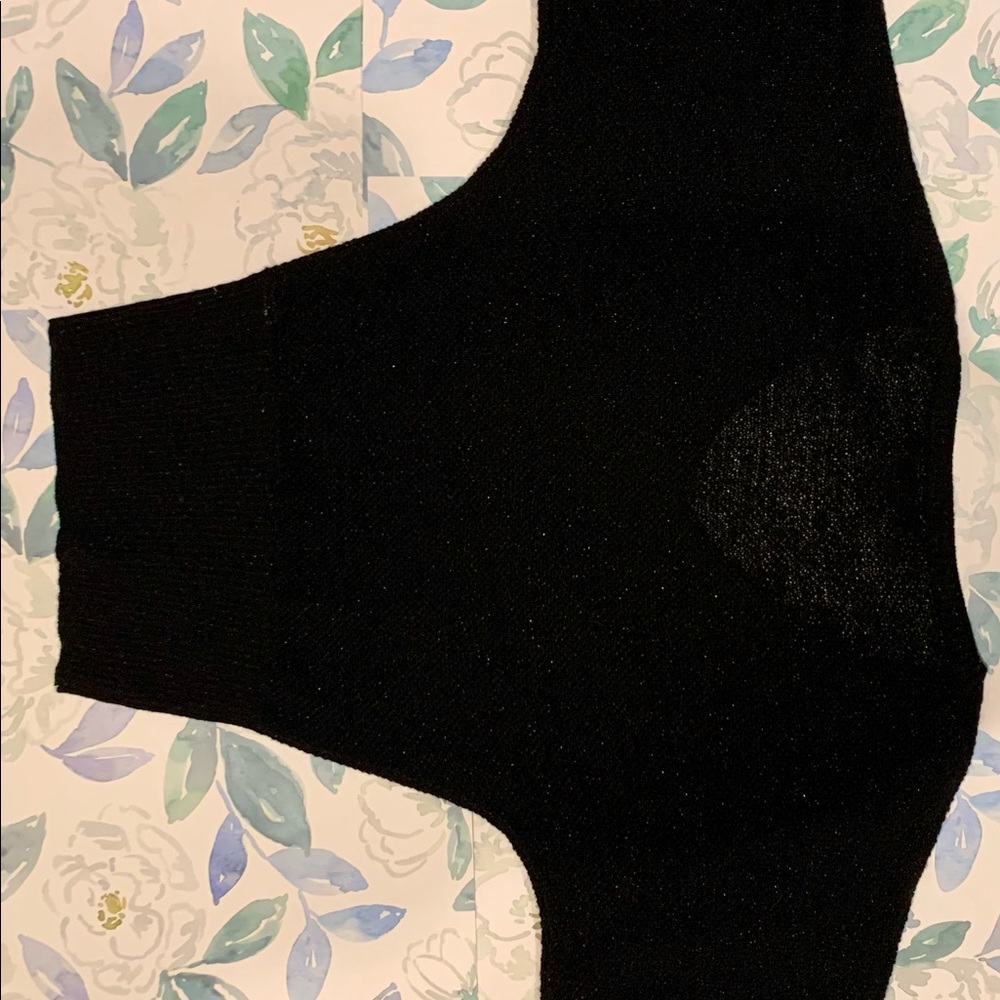 Black lightweight sweater with sparkle. Express. M - Picture 5 of 10